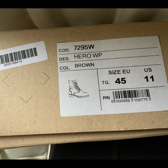 TCX Hero Boots Size US 11 /EU45  Waterproof Brown - Picture 7 of 11